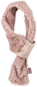 Vánoční hebká šála, plyš, starorůžová70 cm